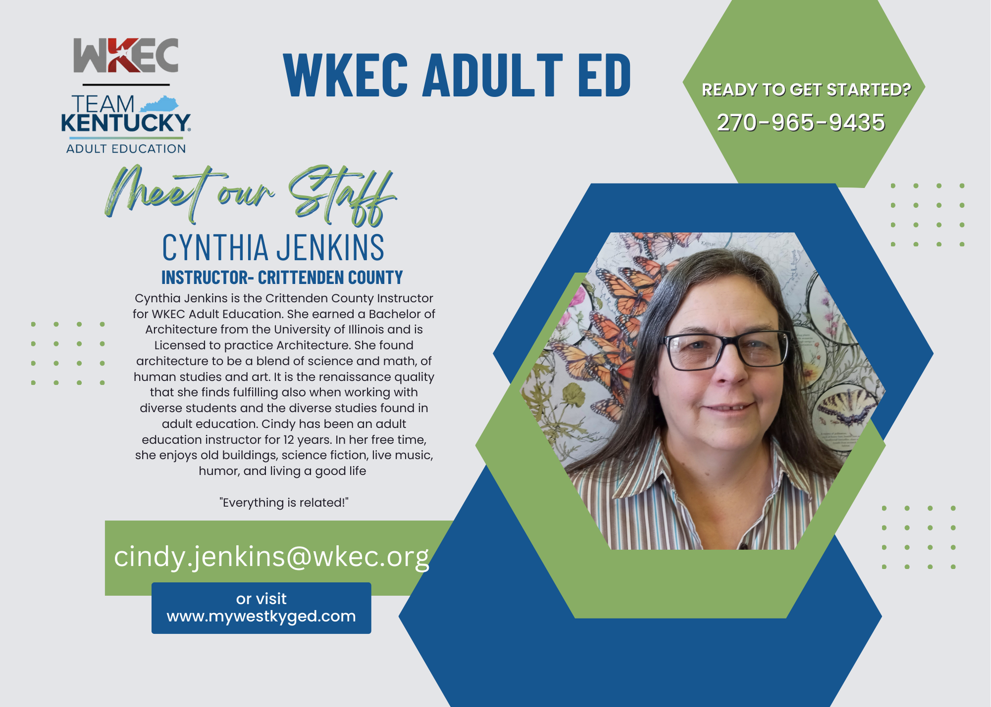 Crittenden County Staff Spotlight- Cindy Jenkins