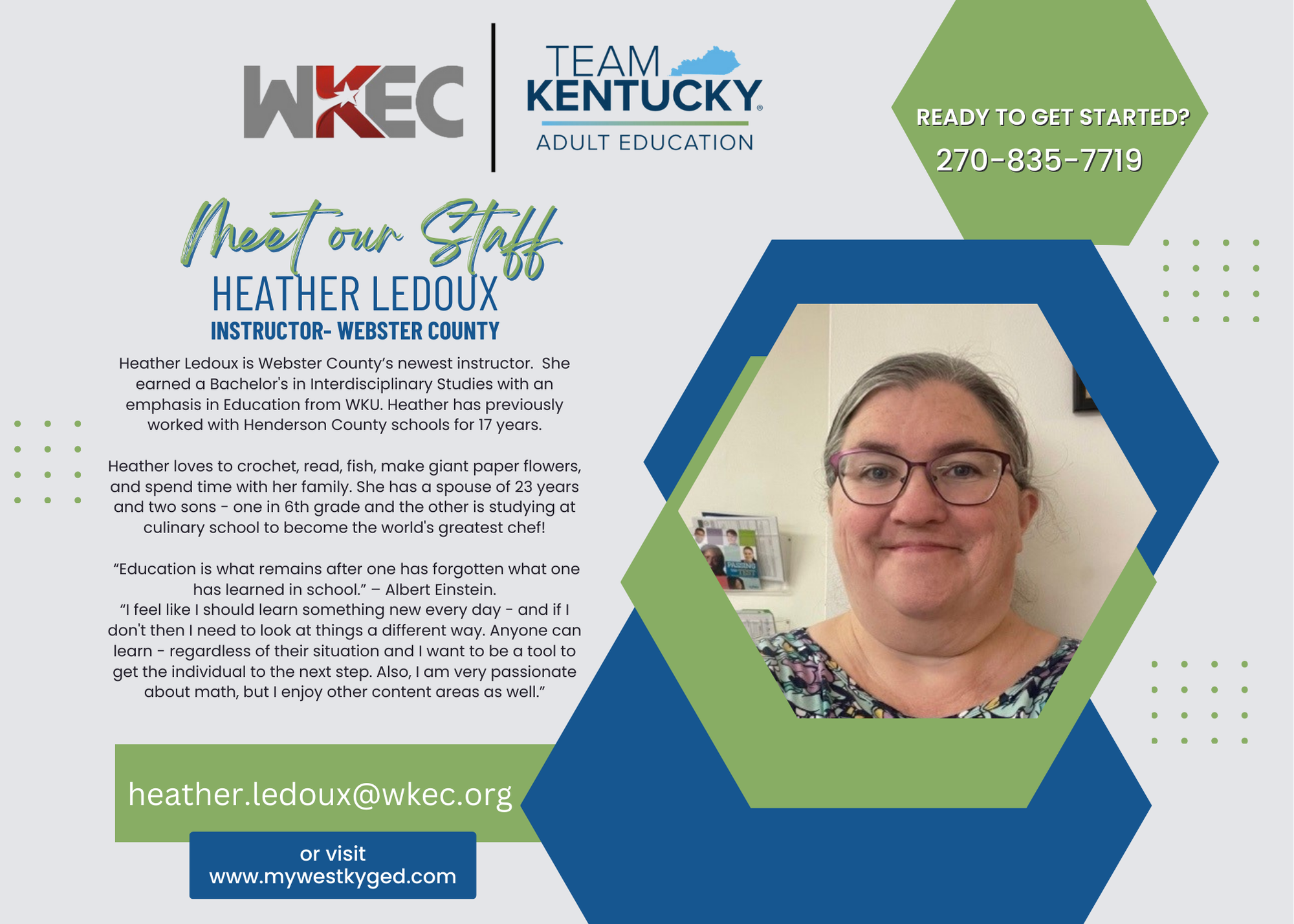 Heather Ledoux- Instructor