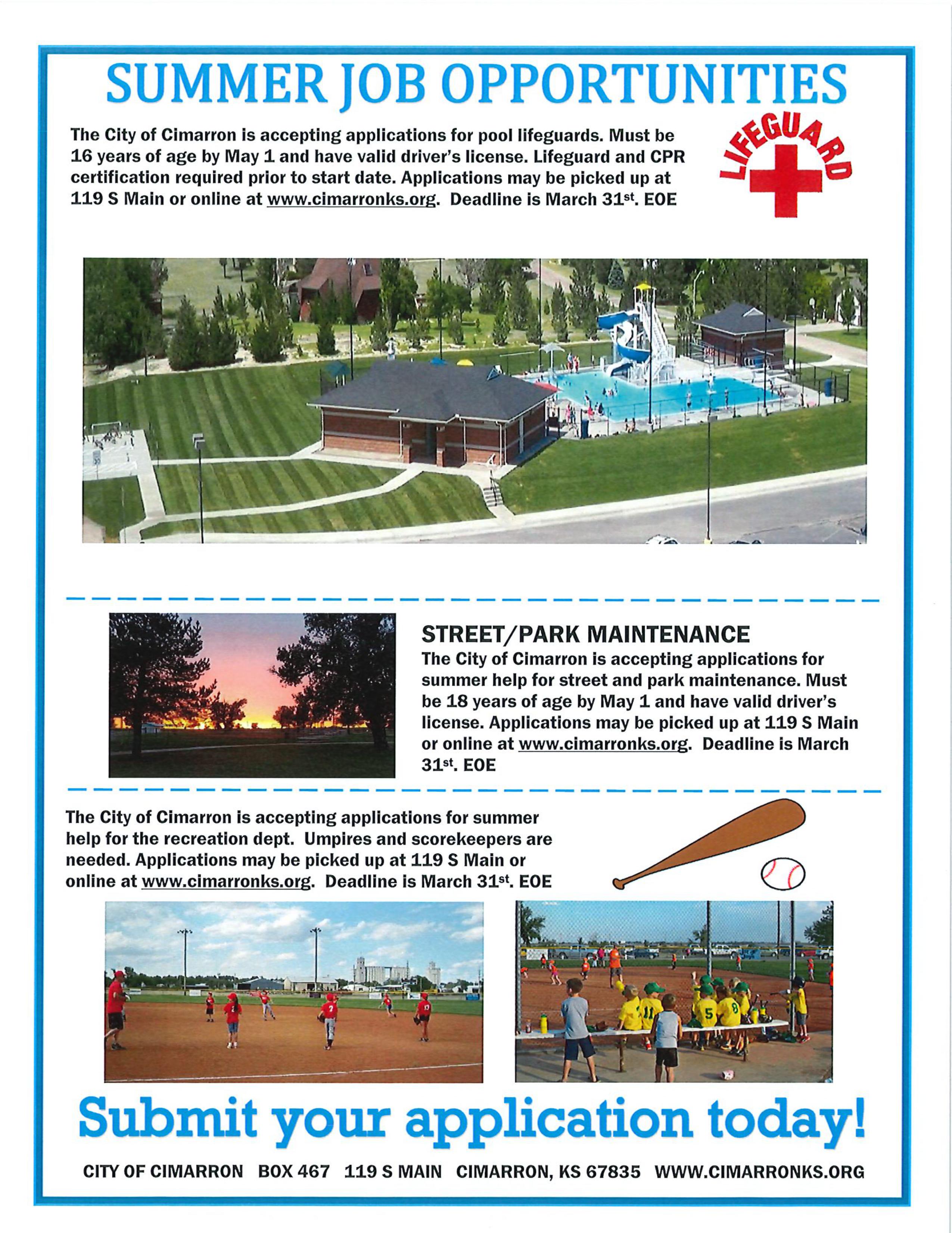 Employment City of Cimarron