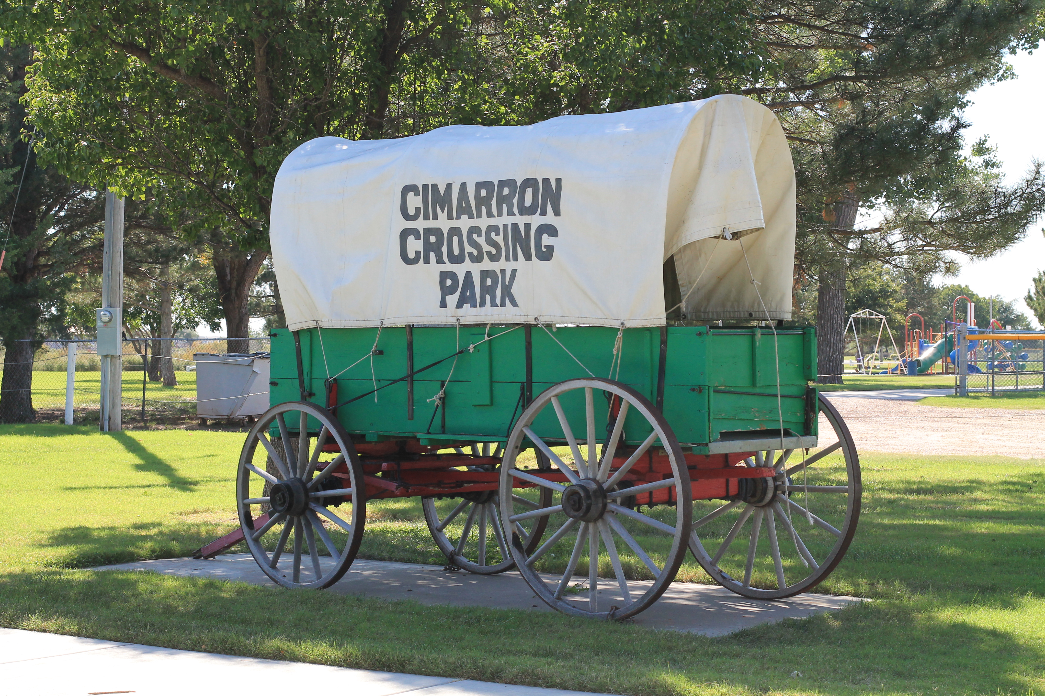wagon cimarron crossing park
