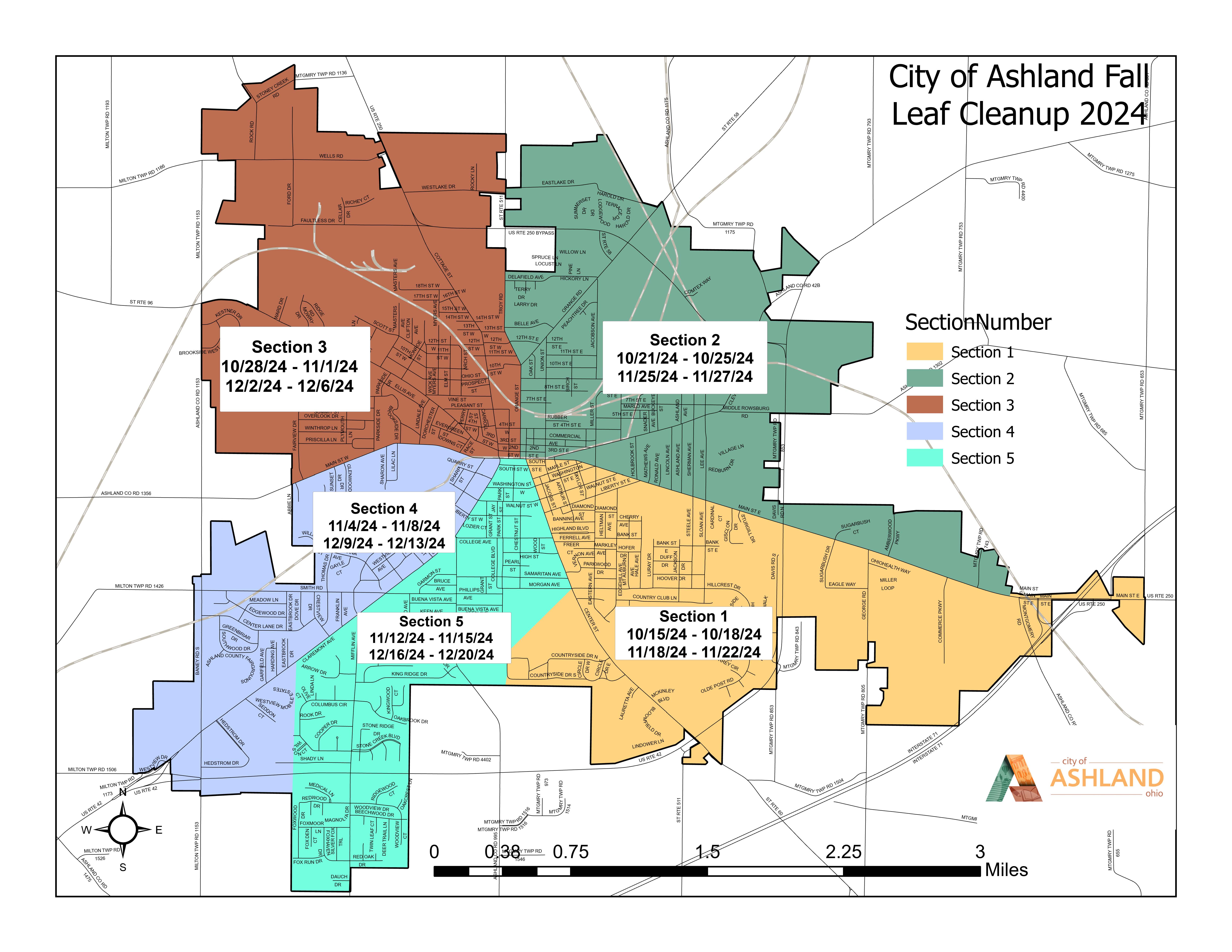 Leaf Collection 2024 Map