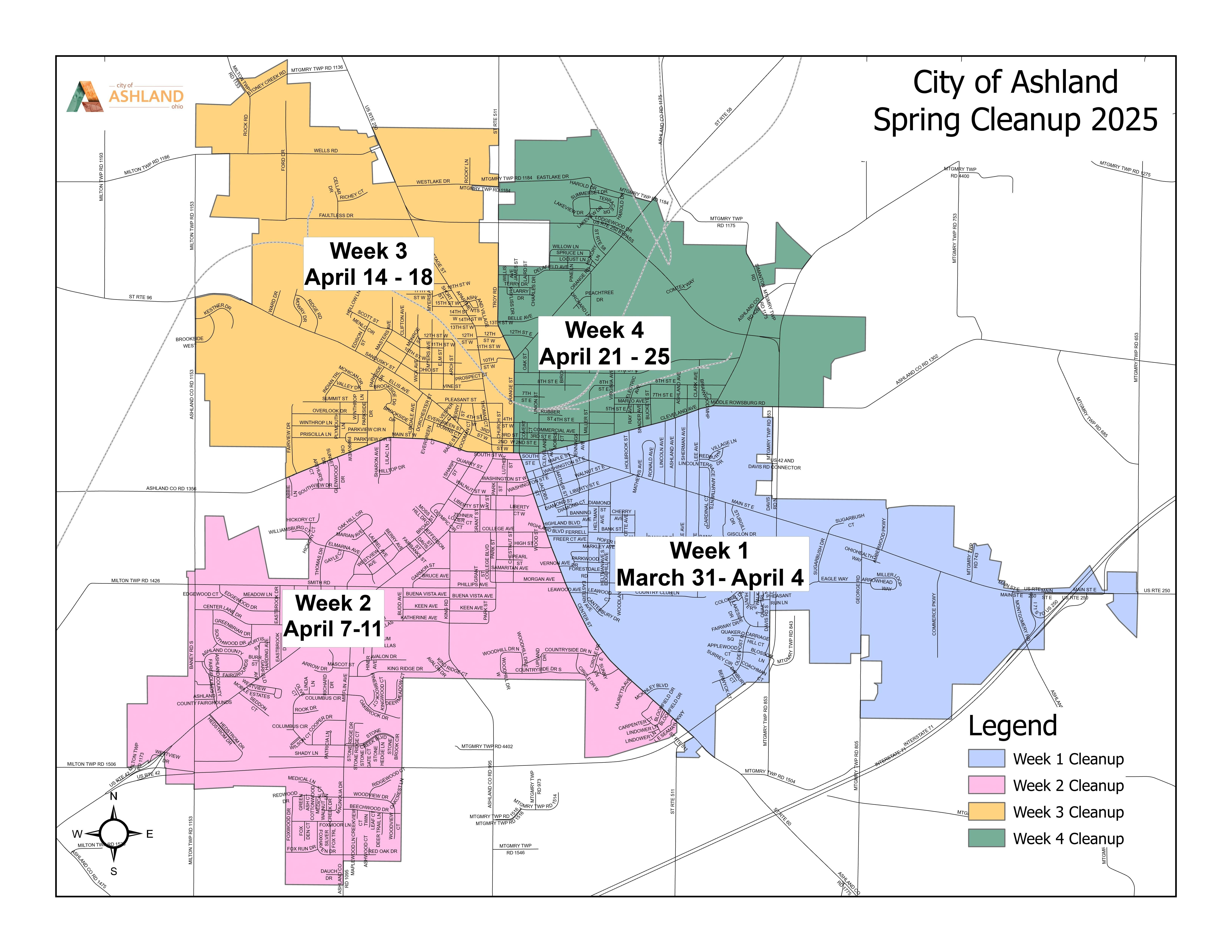 Spring Cleanup Map