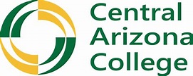 Green and yellow Central Arizona College logo