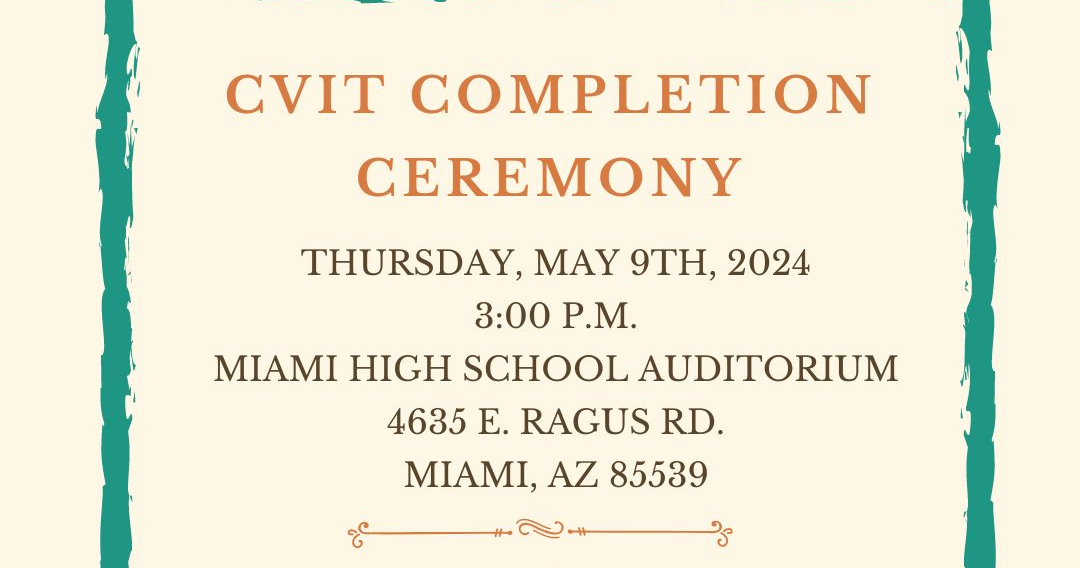 CVIT Completion Ceremony Announcement