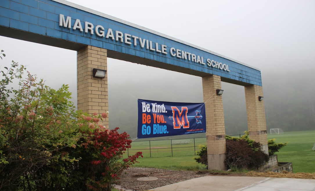 School sign decorated by PTSA