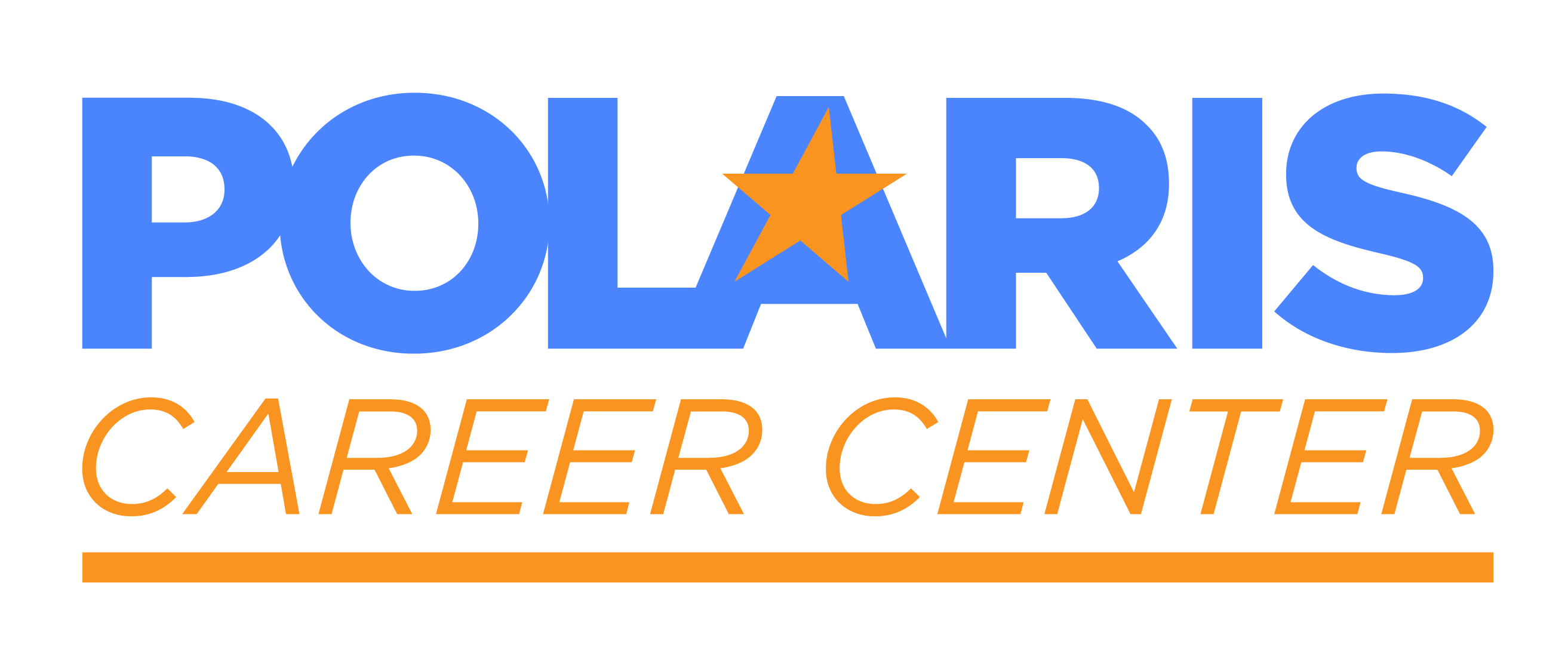 polaris career center logo colored on white background