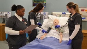 Practical nursing students