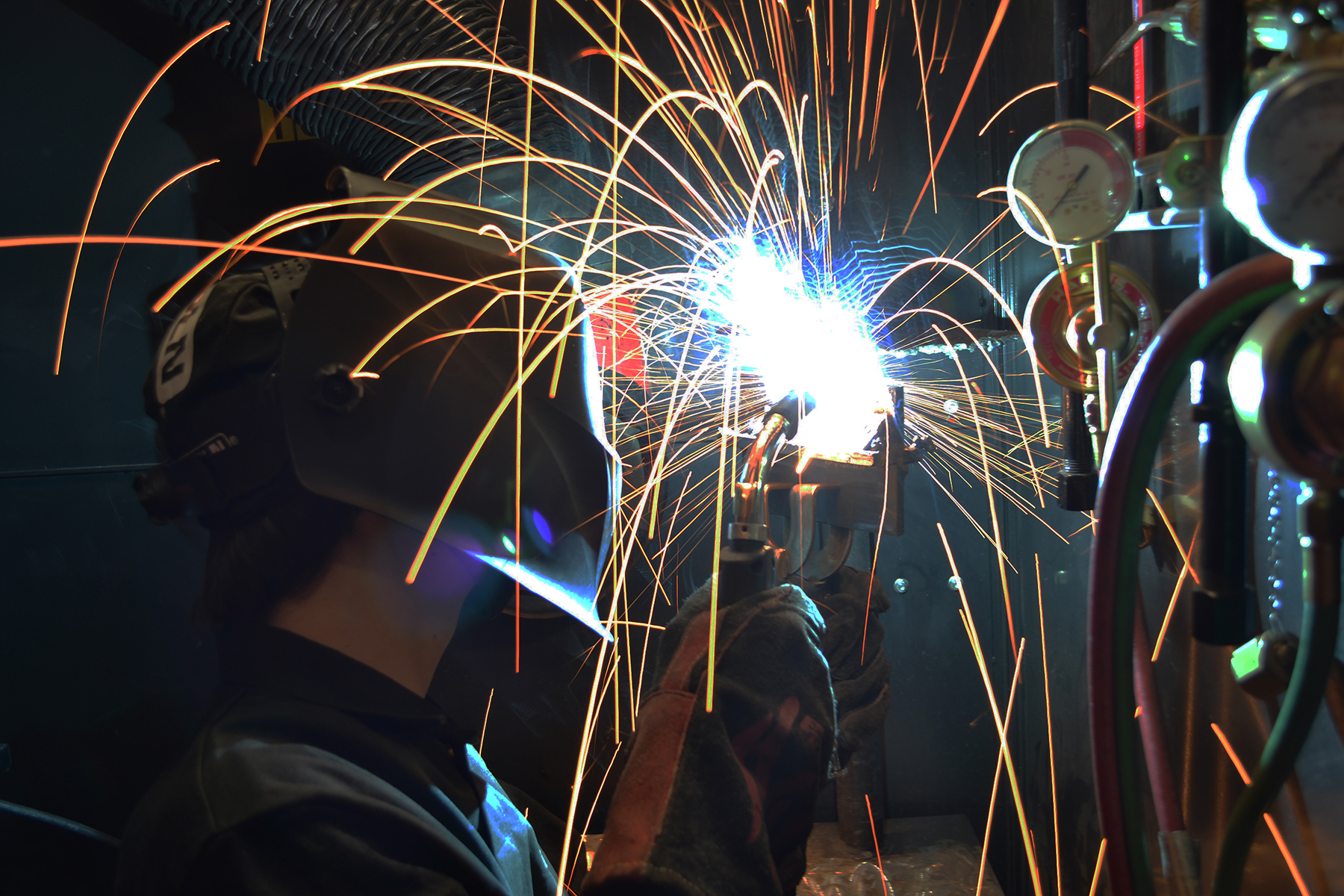 adult welding