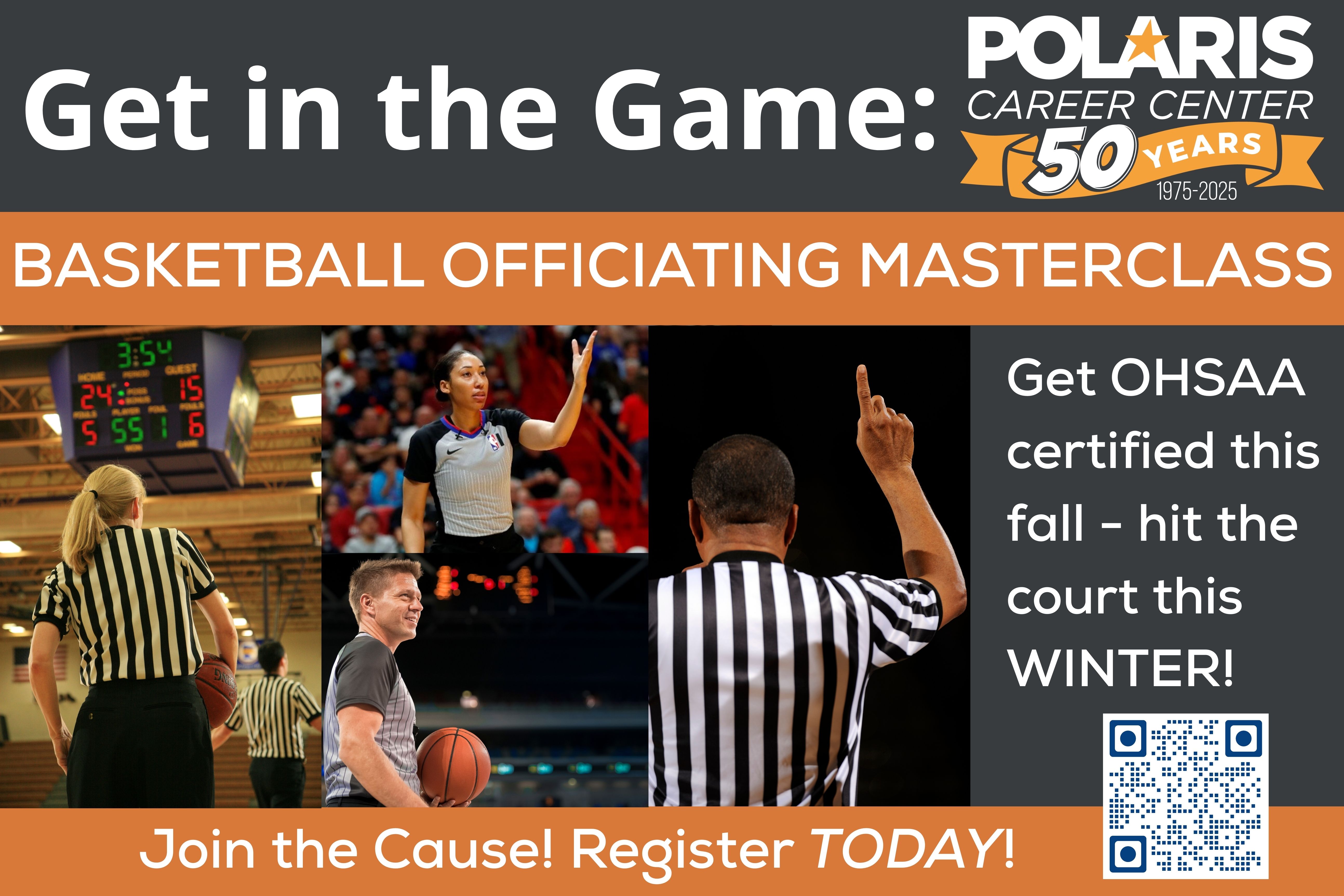 Get in the Game: Basketball Officiating Masterclass | Polaris Career Center, image size:5175x3450