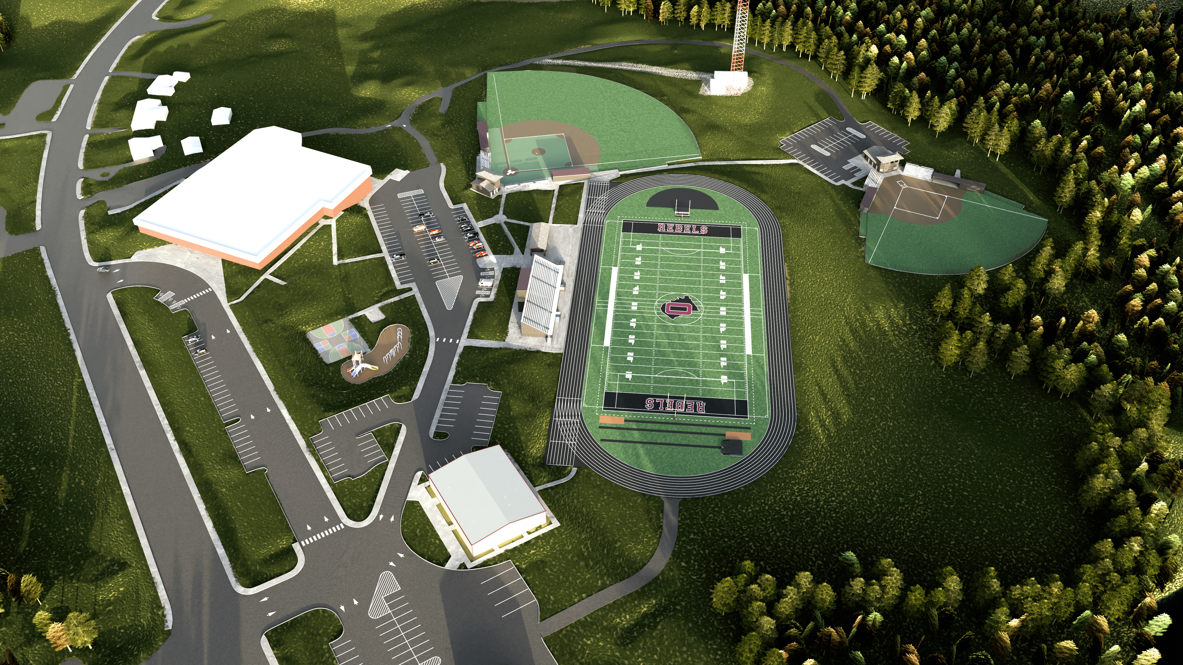 Aerial View of Campus