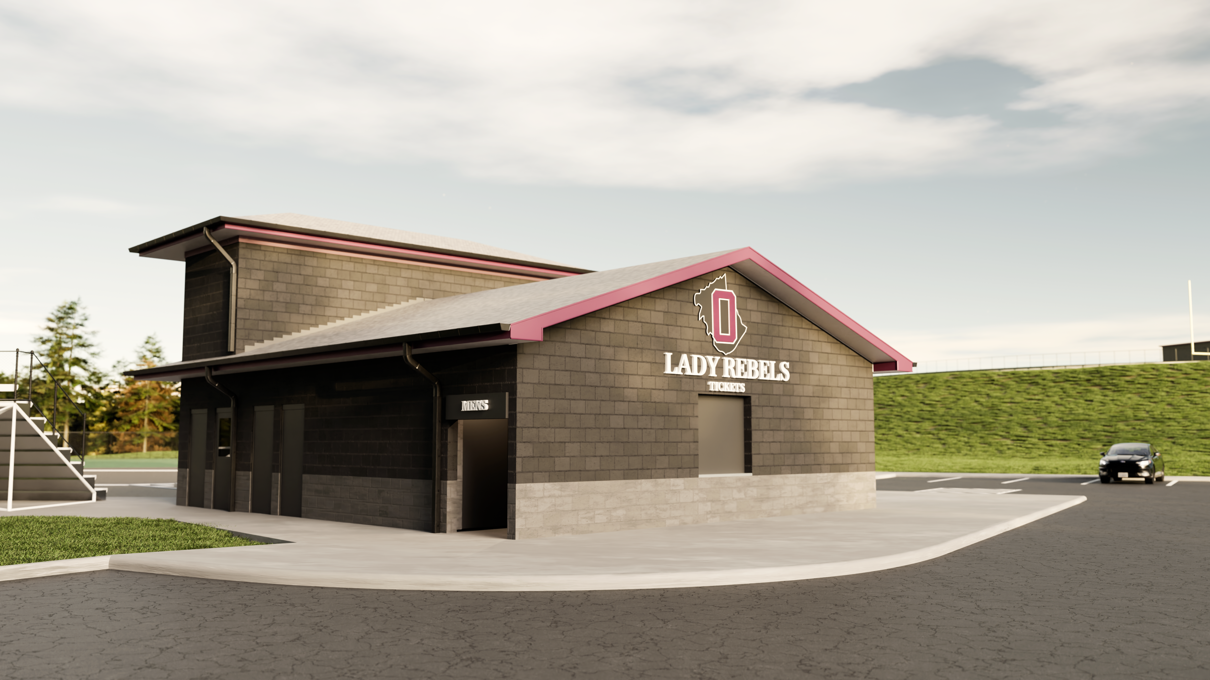 Softball Press Box