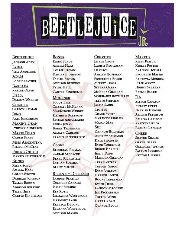 Starcatcher Cast/Crew