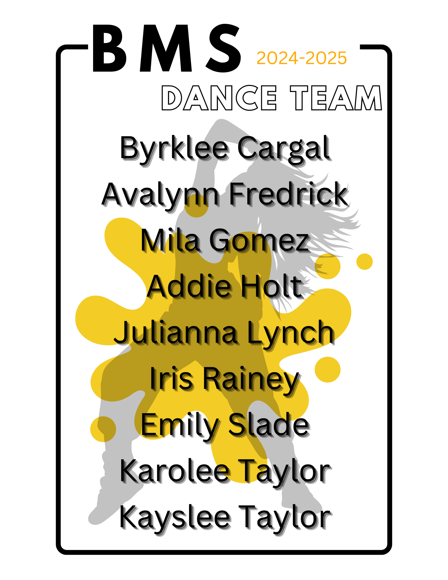 Dance Roster