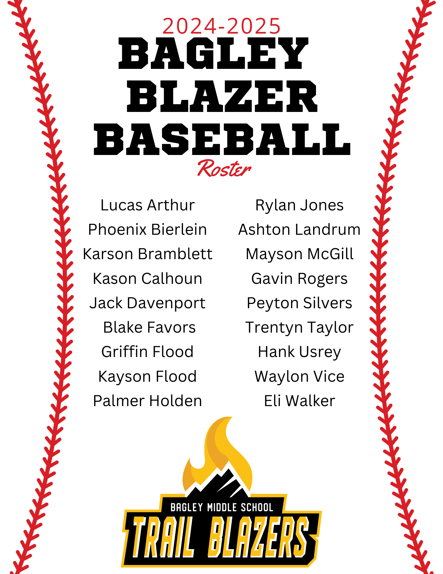 24-25 Baseball Roster