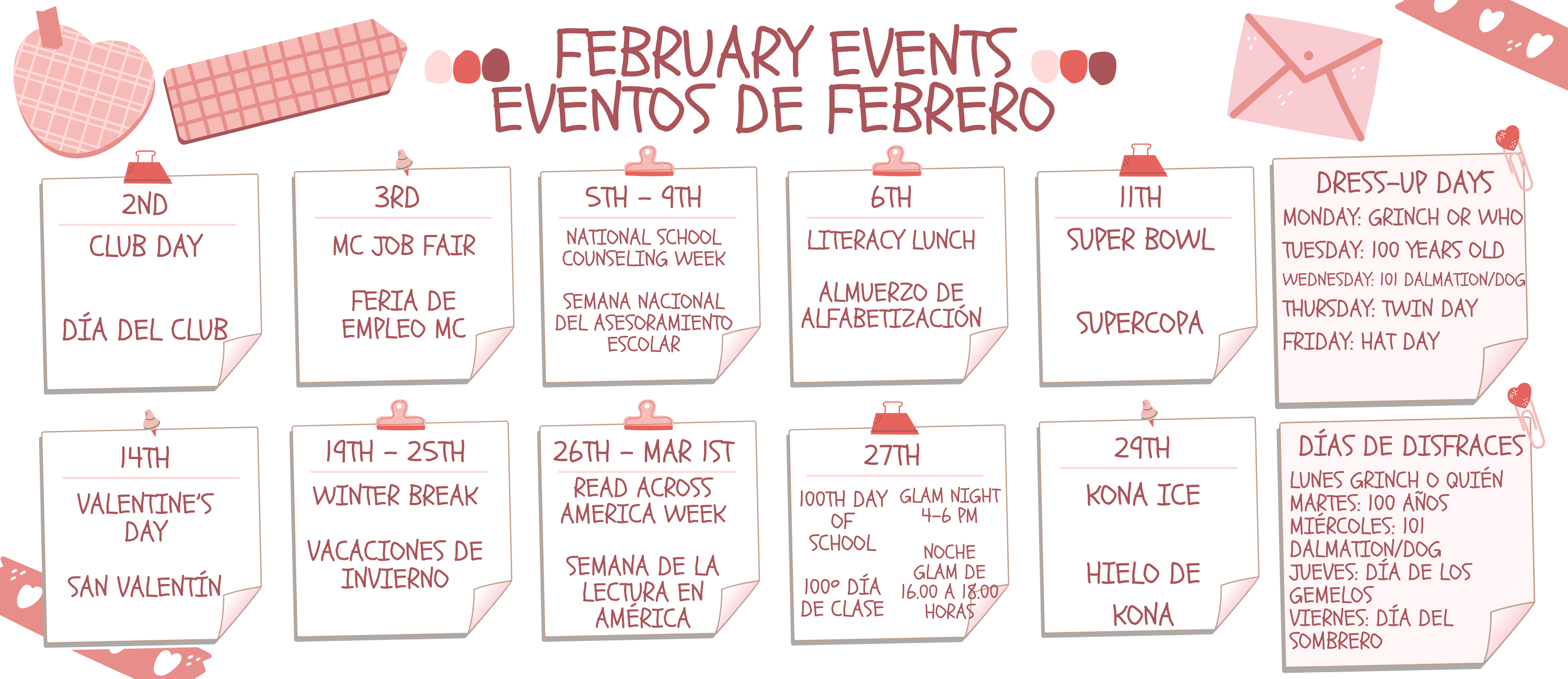 Feb Upcoming Events