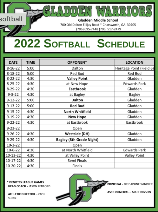 Sports Gladden Middle School sports-gladden-middle-school