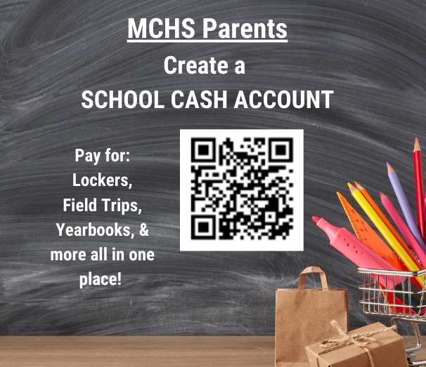 School Cash Account Scan QR code for link