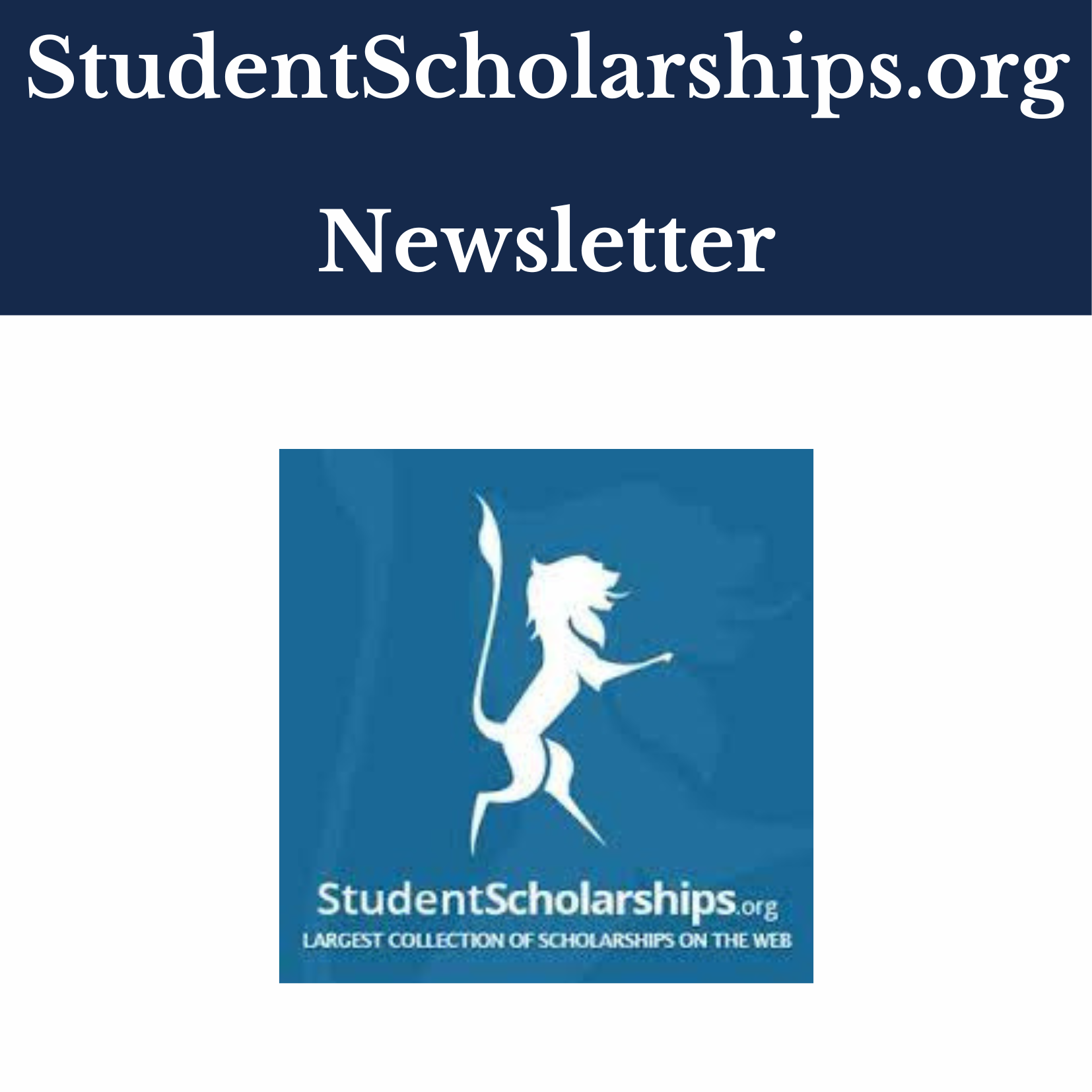 Student Scholarship Newsletters