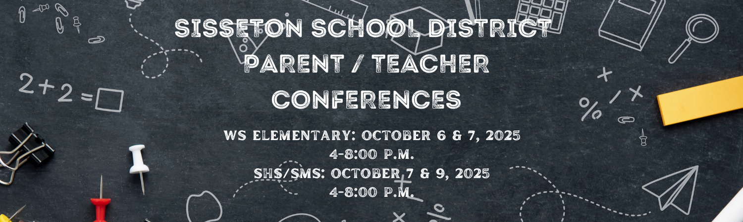 Reminder - Parent/Teacher conferences are next week:  Westside Elementary: Monday, October 6 &amp; Tuesday, October 7, 4:00 - 8:00 p.m.  SMS/SHS: Tuesday, October 7 &amp; Thursday, October 9, 4:00 - 8:00 p.m.  Please contact your child's school for more information.