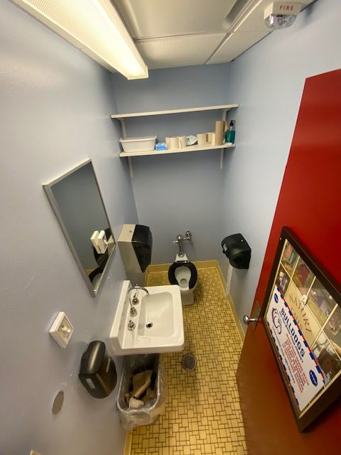 The nurse’s office bathroom at Ballard Elementary is too small to accommodate a wheelchair or non-foldable walker. The proposed bathroom would ensure accessibility for everyone.