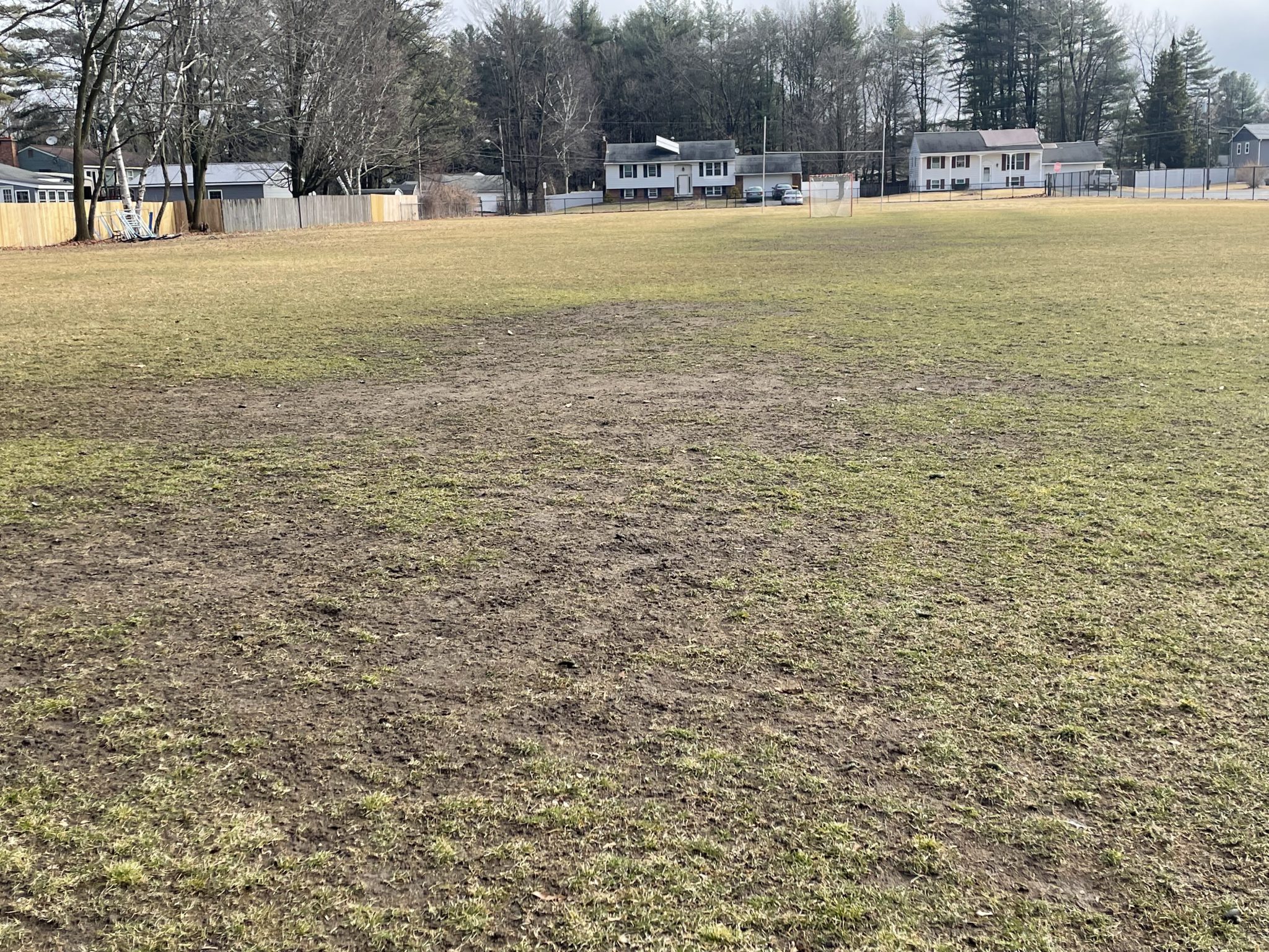 Field conditions in the early spring and late fall can be harsh and hard to play on.
