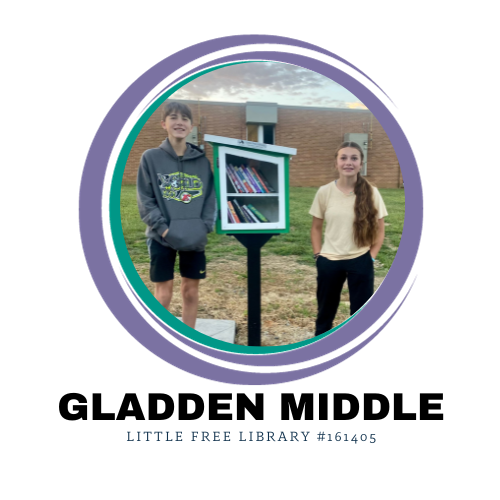 Gladden Middle School  "Little Free Library"