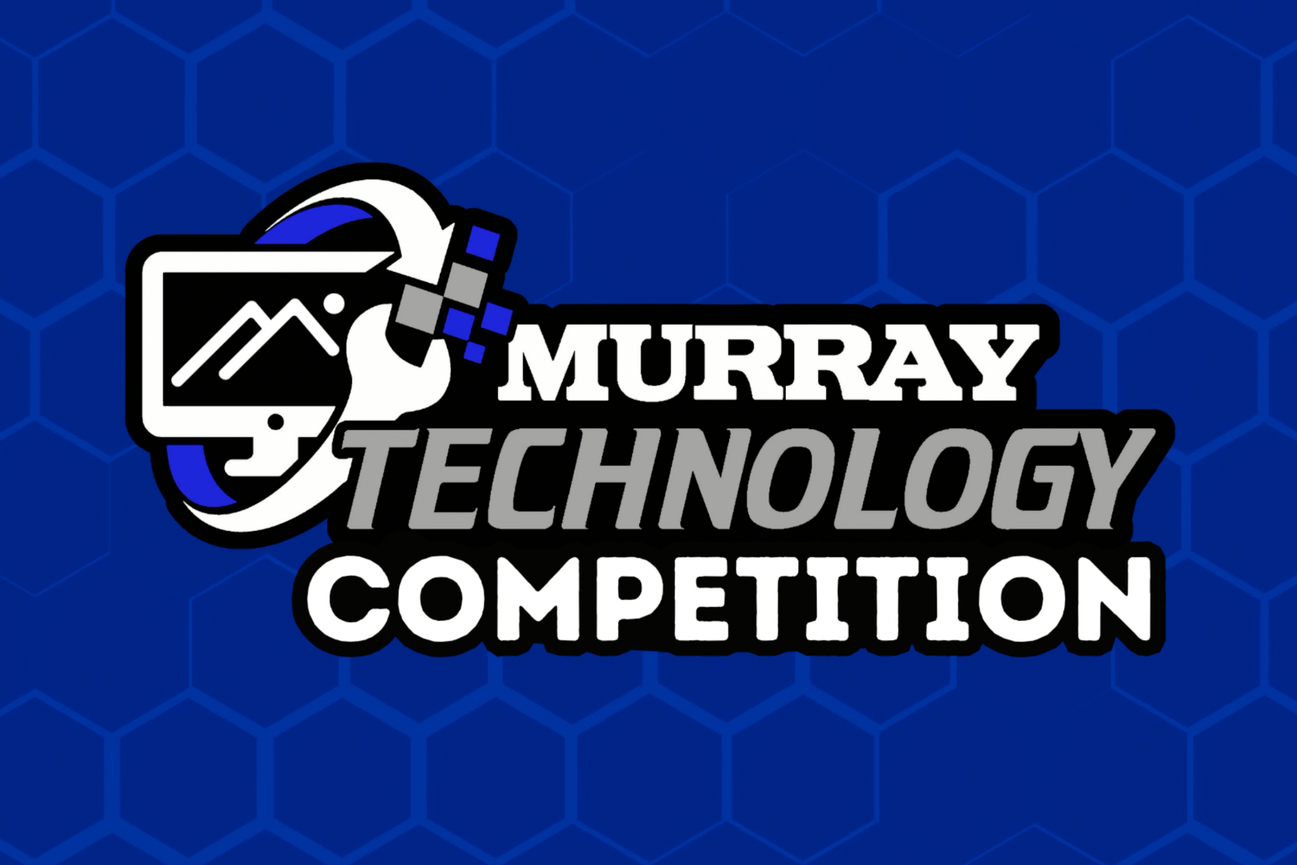 Murray Technology Competition logo on blue tech background