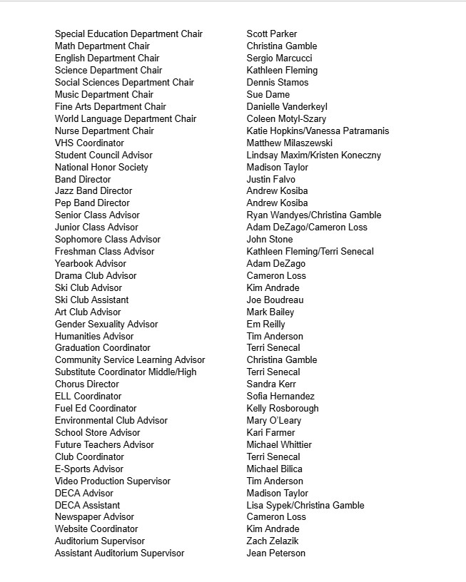Club Advisors
