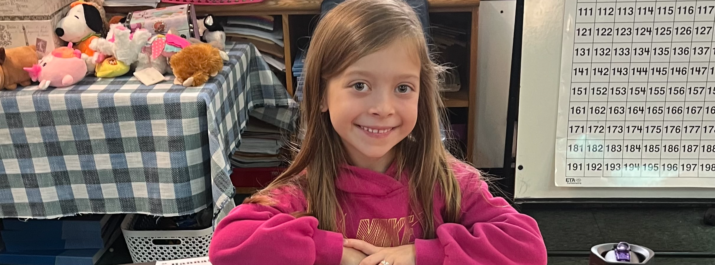 Student at desk