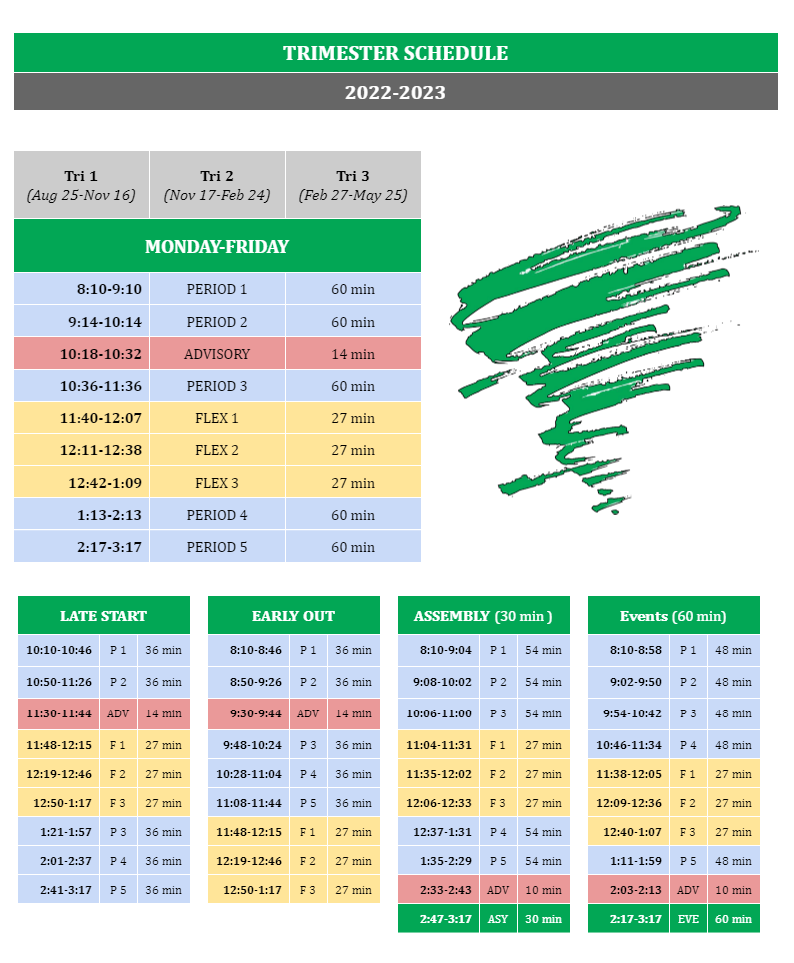 Bell Schedule High School