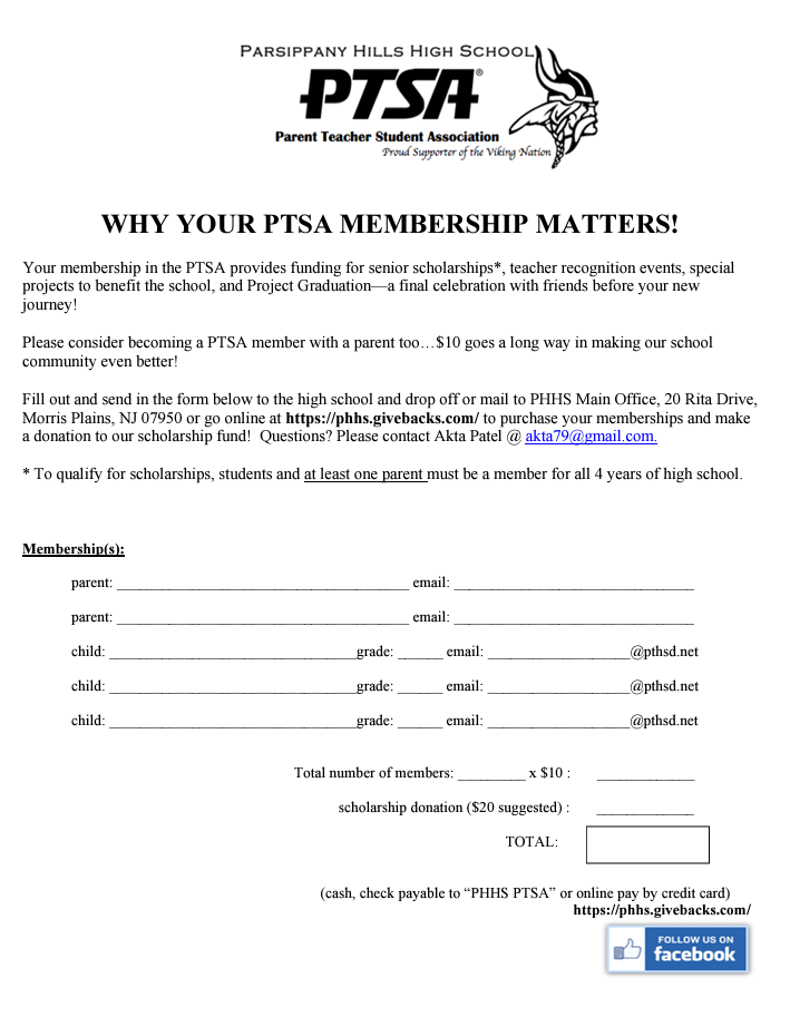 PTSA membership