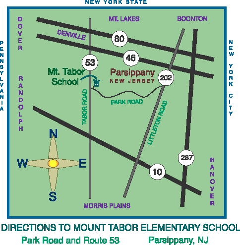 MT. TABOR ELEMENTARY SCHOOL DIRECTIONS