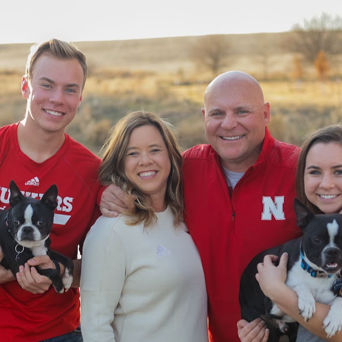 Gabe, Trish, Mike and Abby. Fergie and Bruno!