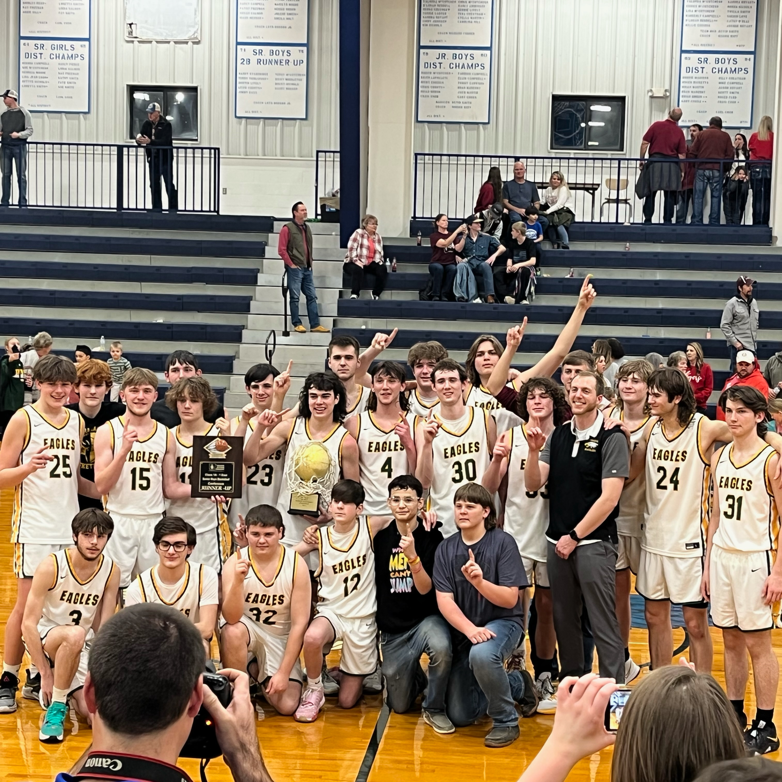 Omaha Eagles Basketball 2022-23 District Champs