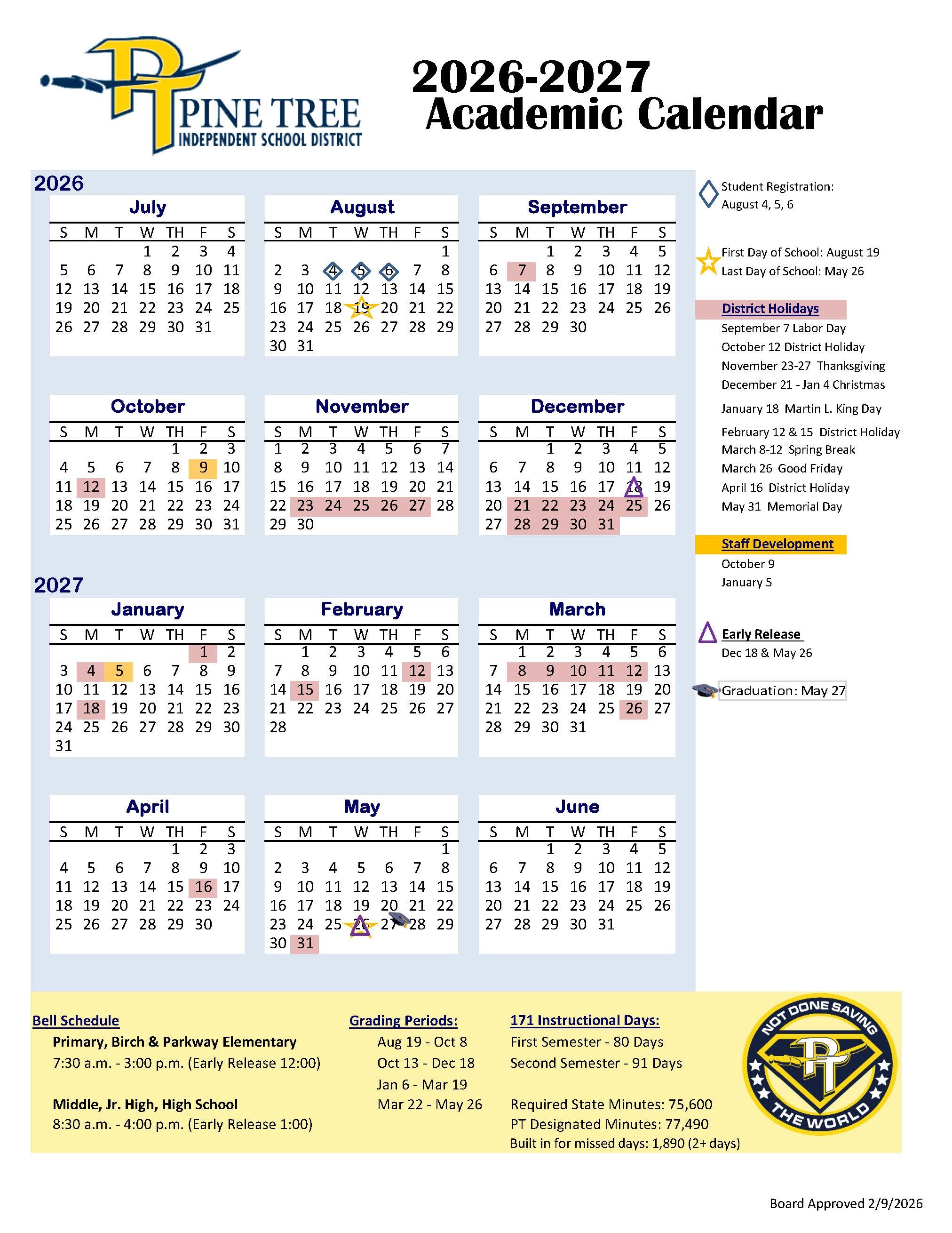 2026-2027 Calendar