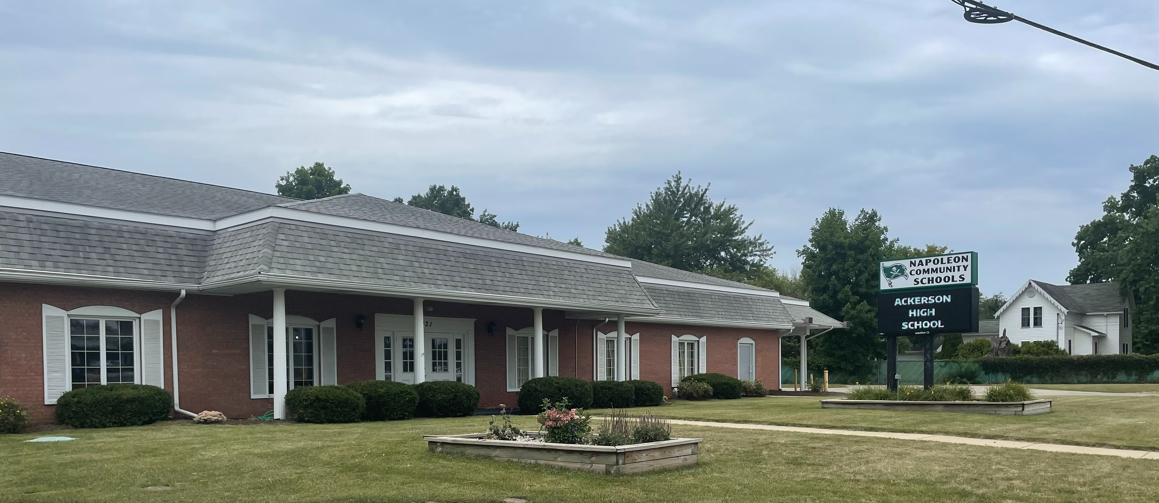 Ackerson High School building image