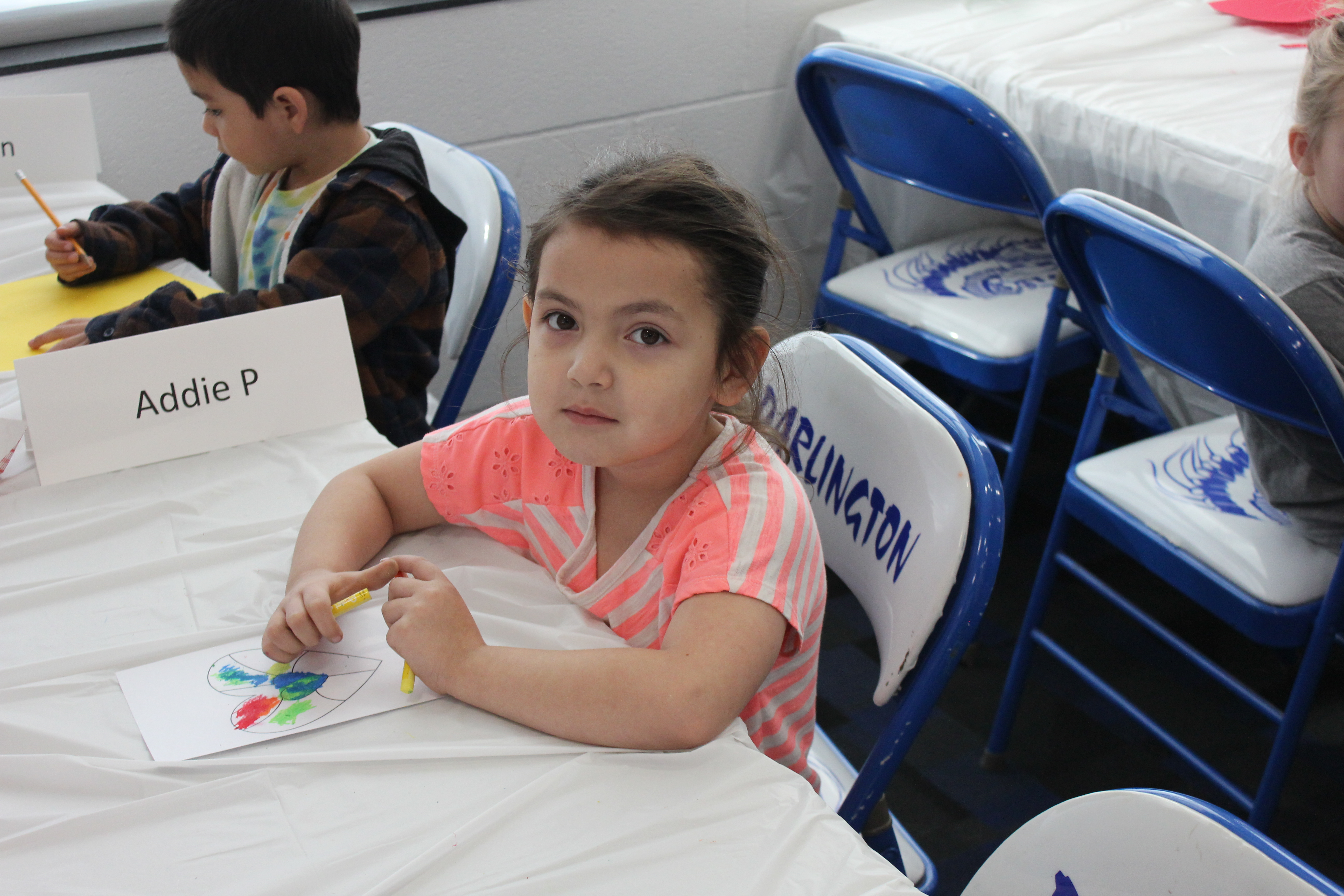 child sitting at table