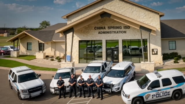 China Spring Police officers group picture
