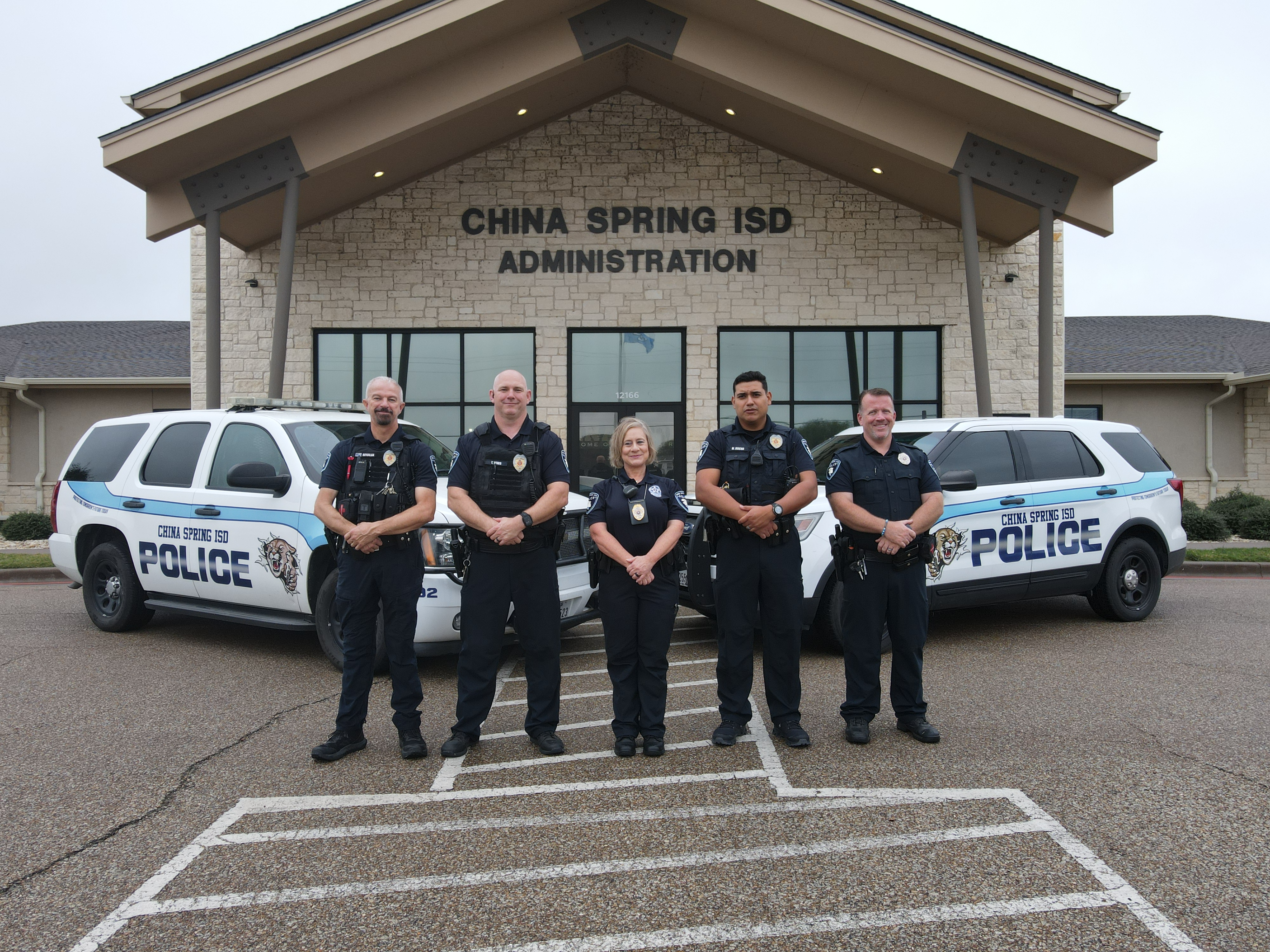 China Spring Police officers group picture