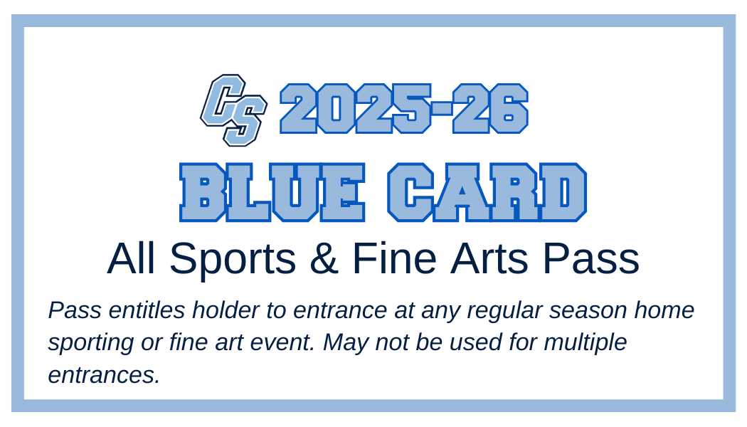 Blue Card All Sports and Fine Arts Pass 2024-2025