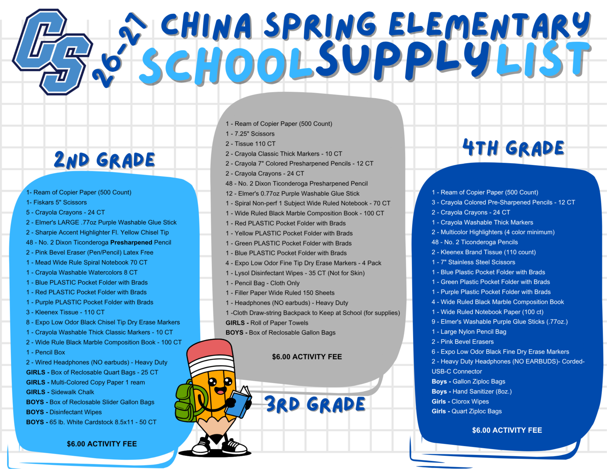 26-27 school supply list