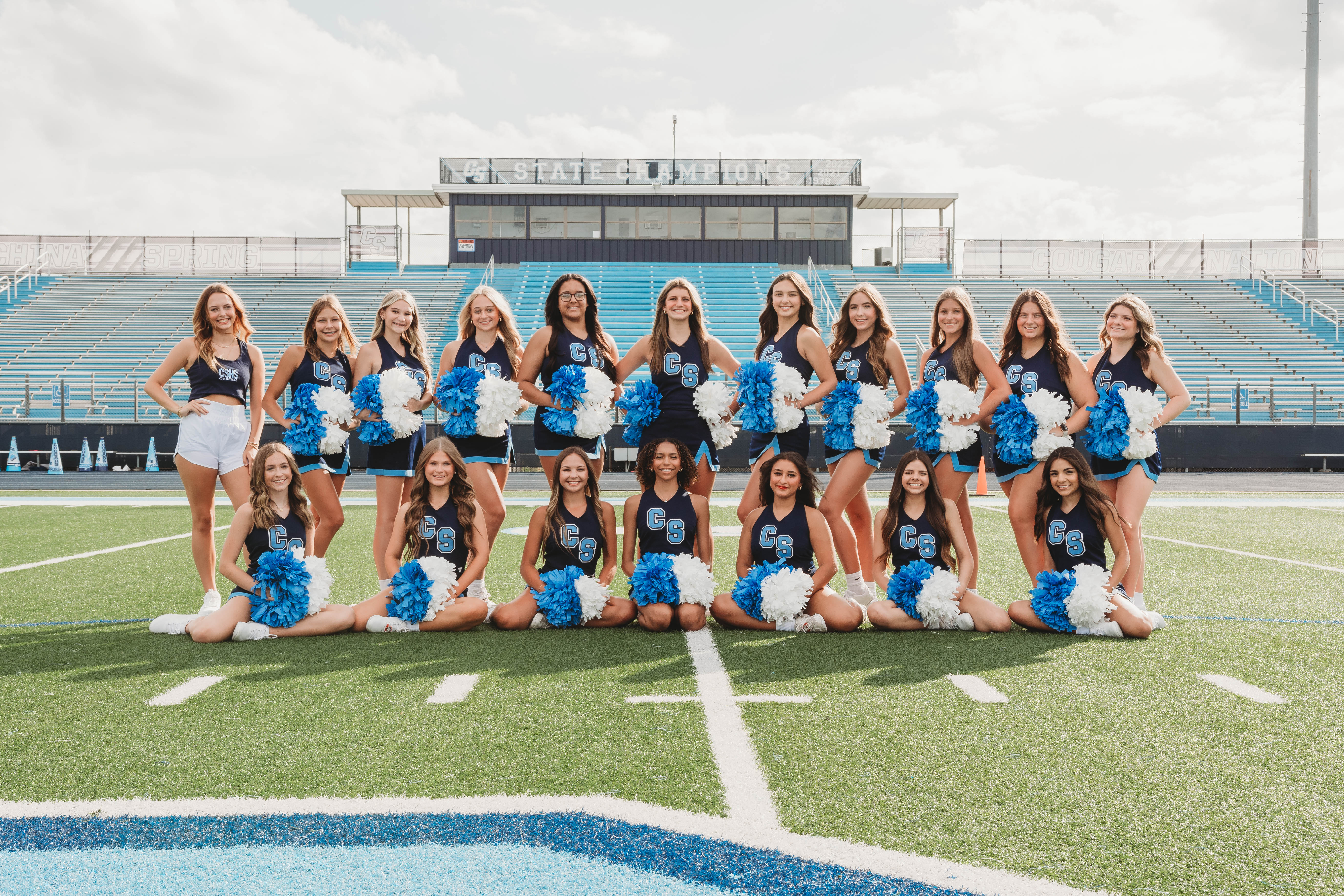 China Spring Varsity Cheerleaders Team Picture