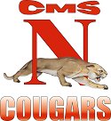 CMS N Cougars Logo with a cougar