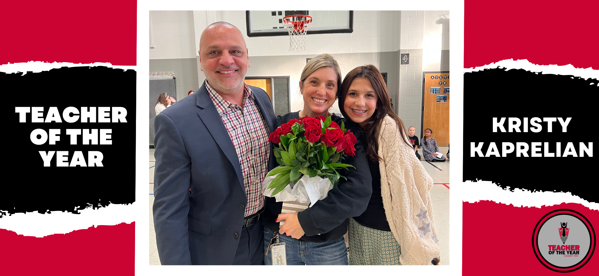 Teacher of the Year Kristy Kaprelian