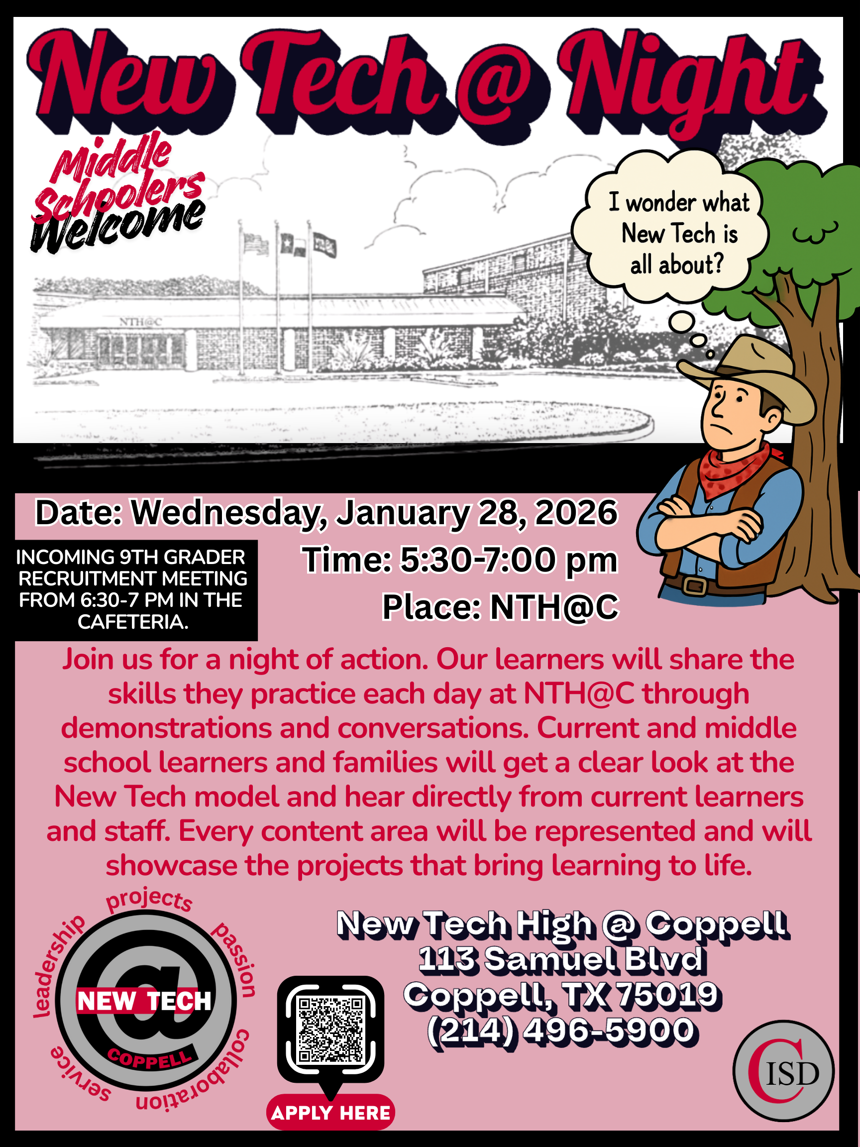 New Tech @ Night Flyer