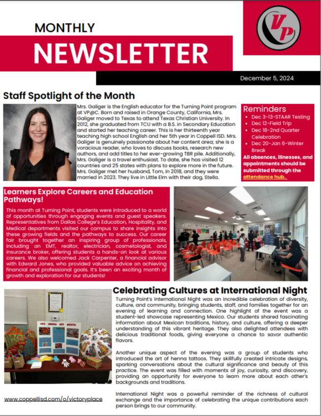 December newsletter