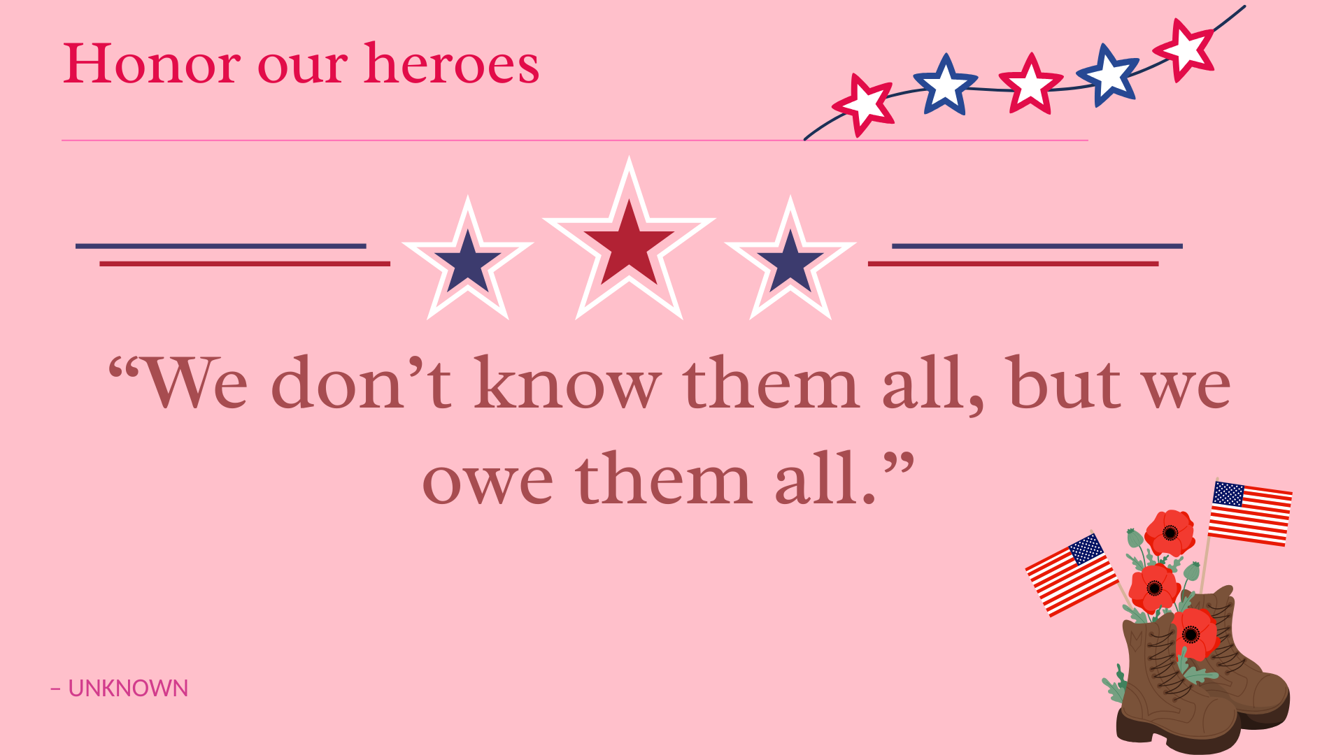 Thank you for your service