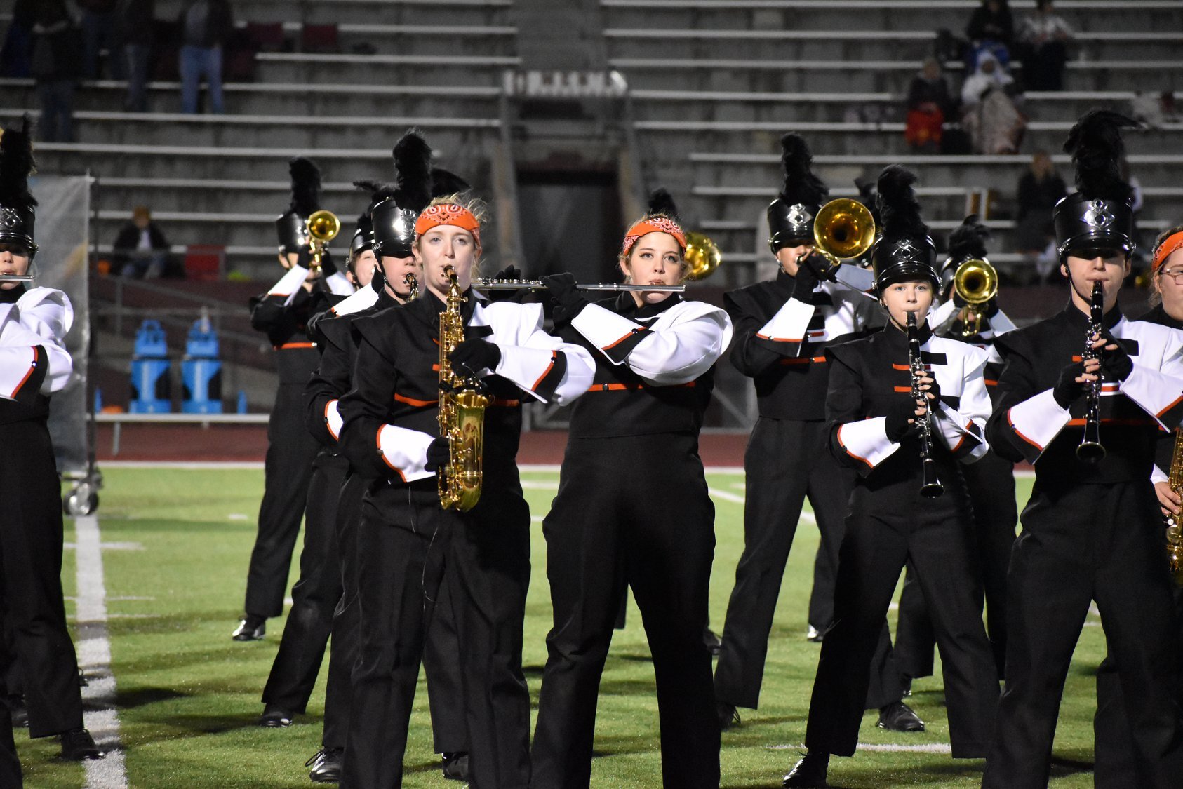 EHS Marching Band Provides Halftime Entertainment