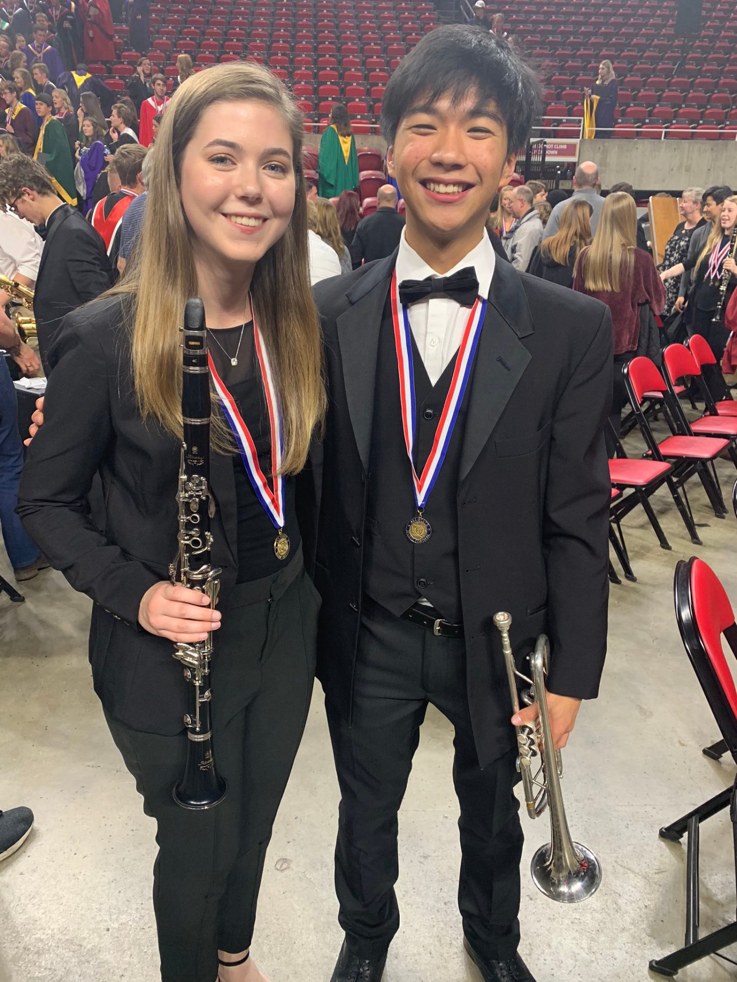 EHS Students Post While at All-State Band
