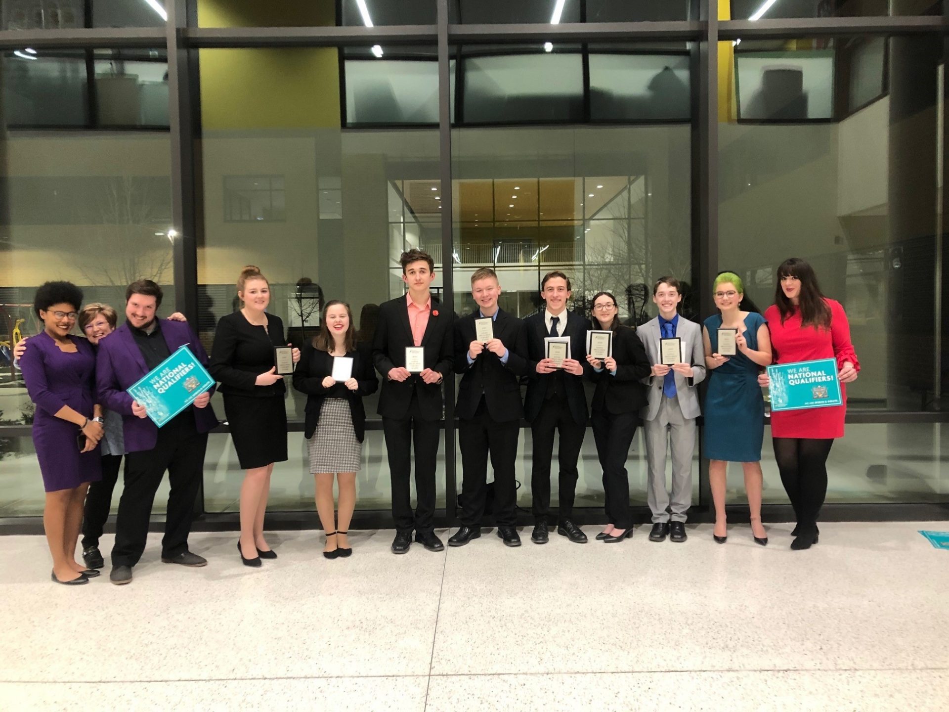 EHS Debate Students at West Iowa National Qualifying Tournament